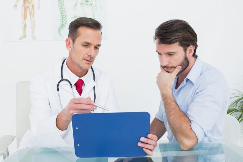 consultație cu un medic pentru prostatită